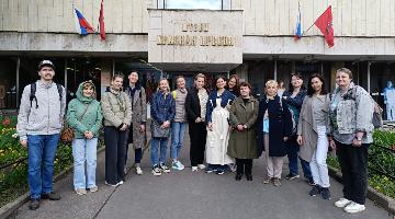 Студенты РГГУ посетили учебную экскурсию