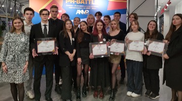 Студенты факультета рекламы и связей с общественностью РГГУ приняли участие в «PR-Battle» от АКМР и завоевали 5 призовых мест