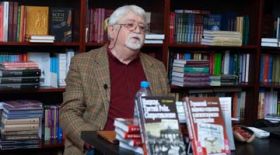 The bookstore "At the Centaur" hosted a presentation of a new book by Professor Boris Khavkin "Nazism. Third Reich. The Resistance"