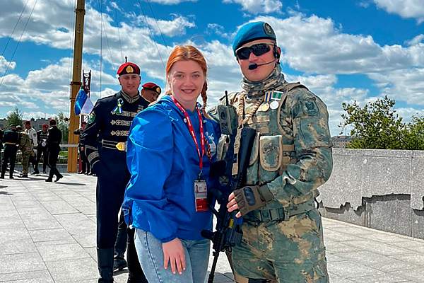 Студенты РГГУ на главном Параде Победы страны!