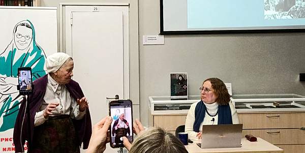 Преподаватель РГГУ Лидия Крошкина прочла лекцию о труде в музее-библиотеке Н. Ф. Фёдорова