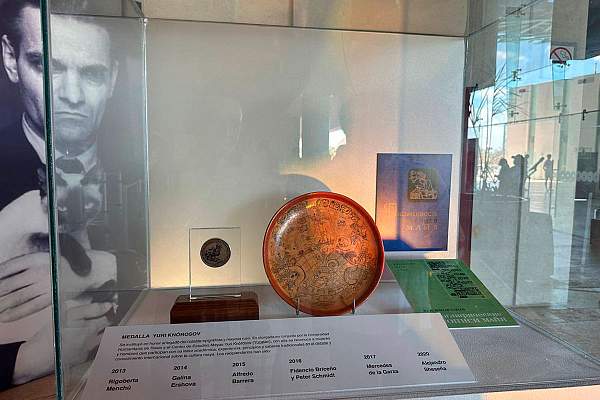 Открытие выставки «Юрий Кнорозов: дешифровка иероглифической письменности майя»