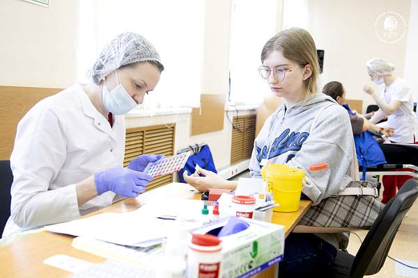 В РГГУ прошла 27-я донорская акция «День донора — Весна 2026»