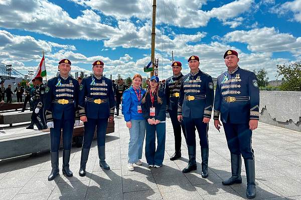 Студенты РГГУ на главном Параде Победы страны!